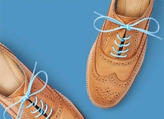 pangaea 4 laces 2 pair pack waxed round oxford shoe laces for dress shoes chukka 332inch thin 3