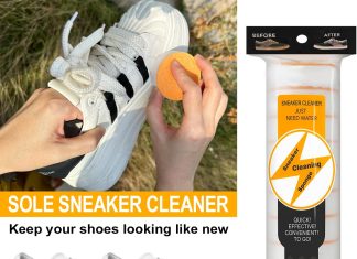 pansonite instant sole and sneaker cleaner premium dual sided sponge perfect for shoe cleaning 3