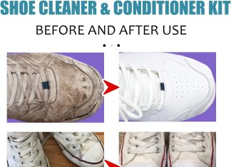 qzart shoe cleaner foam with brush and towel effective shoe cleaning solution for white shoes and sneakers 1