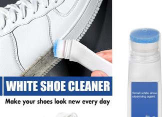 qzart shoe cleaner sneakers kit include shoe cleaner and shoe whitener easy to use white shoe cleaner with sponge head w 3
