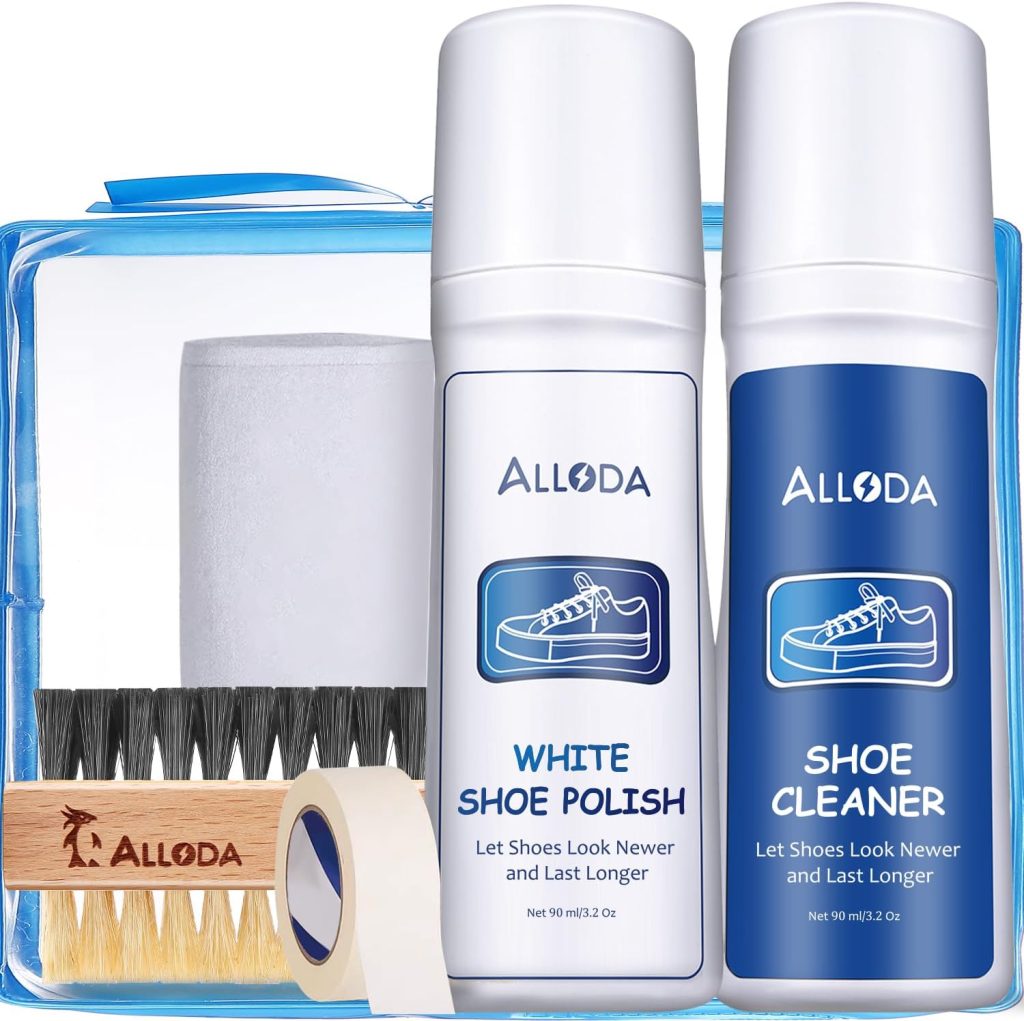 Shoe Cleaner+Shoe Whitener, Sneaker Cleaner, Brush-Shoe Cleaning Kit, Alloda