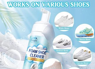 shoe cleaning kit 676 oz white shoe cleaner removes dirt and stain shoe cleaner sneakers kit with brush and towel shoe c 2