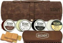shoe shine kit 12pc set wleather shoe polish kit mink oil brushes and more for gentle care and cleaning