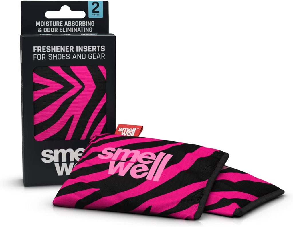 SmellWell - Scented Shoe deodorizer - Odor Eliminator - Activated Bamboo Charcoal - Air Purifying Bags - Freshener Inserts