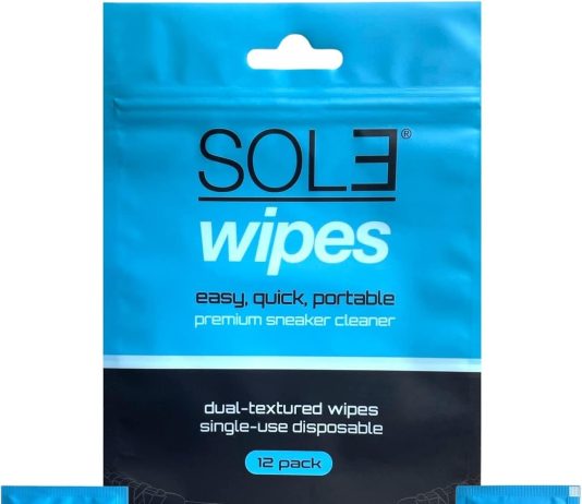 sol3 sneaker cleaner wipes pack of 12 quick shoe cleaning for leather canvas mesh more