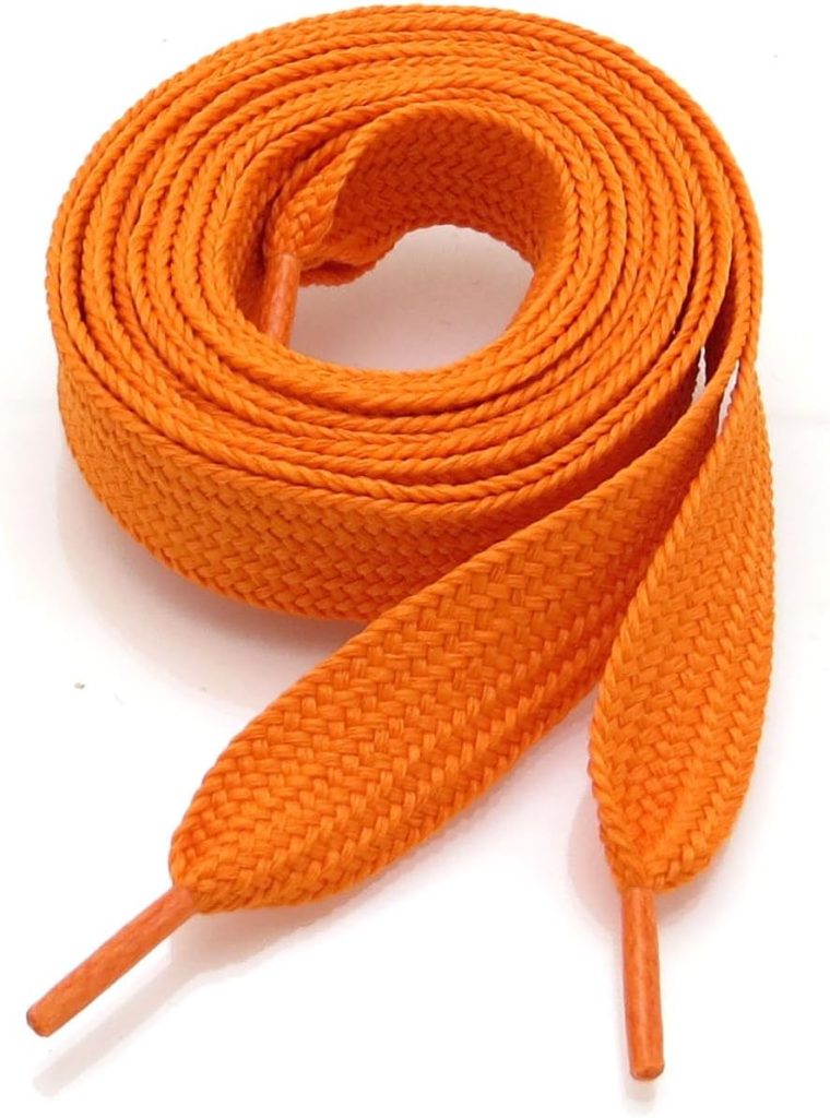 Thick Flat 3/4 Wide Shoelaces Solid Color Strings for All Shoe Types - Sneaker Shoe Laces