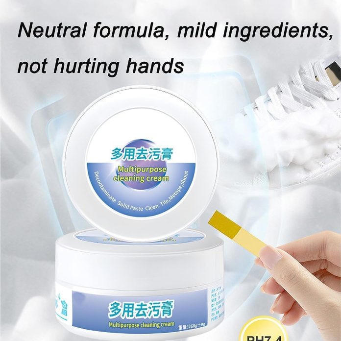 2023 new multi functional cleaning and stain removal cream multi purpose cleaning paste shoe decontamination solid white 1