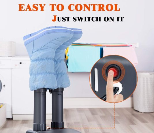 costway boot dryer electric shoe dryer and warmer with heat blower fast drying overheat protection easy to assemble shoe 1