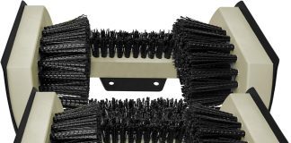 jobsite boot scrubber the original shoe scraper cleaner brush 1