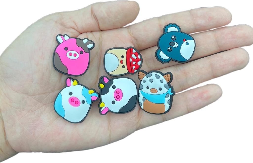 Lovely and Cute Animal Cartoon Shoe Charms - Sandals Charms 33PCS, Light and Delicate, Easy to Install for Kids and Adults