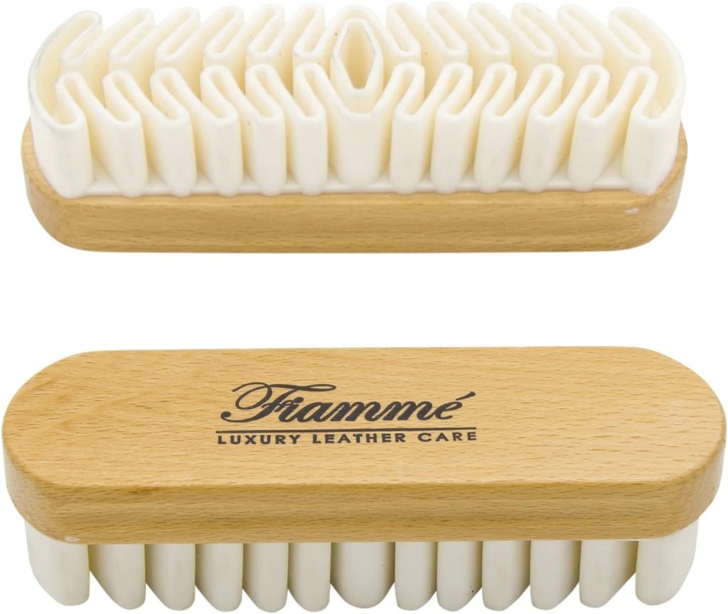 Suede Brush- Crepe Suede Shoe Brush for Cleaning Suede  Nubuck on Boots, Shoes,  Jackets- Fiamme Luxury Leather Care