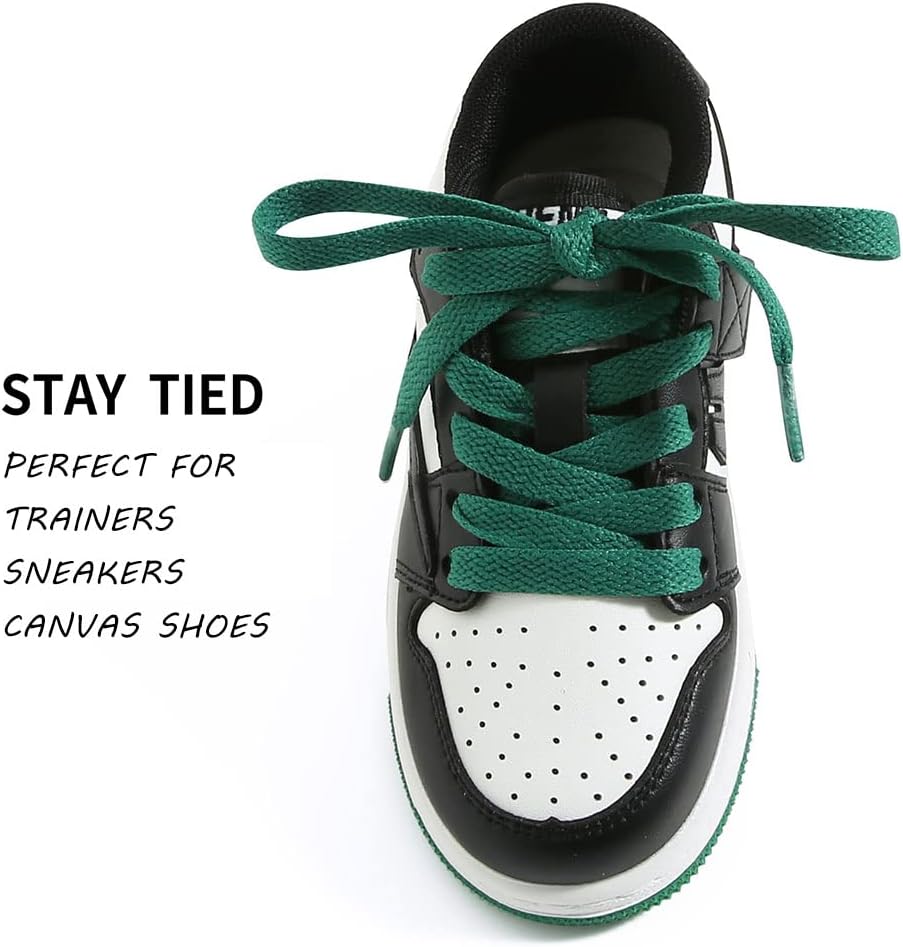 VSUDO 2 Pairs Flat Shoe Laces for Sneakers, Shoe Strings/Shoelaces for Sneakers