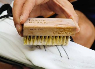 jason markk ready to use cleaning care effectively cleans conditions suede leather vinyl canvas mesh nubuck 4