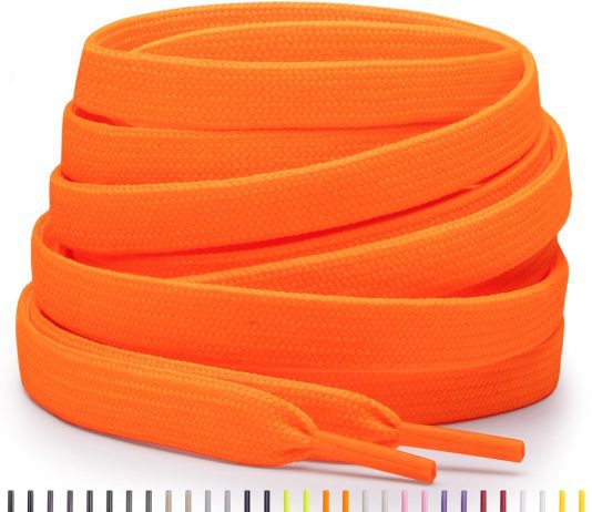 miscly flat shoe laces for sneakers multiple lengths and colors available 2