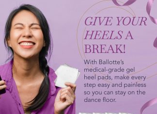 ballotte premium silicone heel protectors medium 4 pack gel heel padssilicone socks for women men pain relief for cracke 1