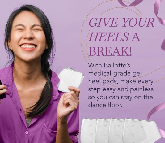 ballotte premium silicone heel protectors medium 4 pack gel heel padssilicone socks for women men pain relief for cracke 1