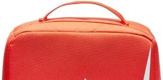 nike ba6149 nk shoe box bag gym bag unisex adult nike orangenike orangewht misc