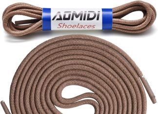waxed round shoelaces 2 pairs for oxford dress shoes boots leather shoe laces 2