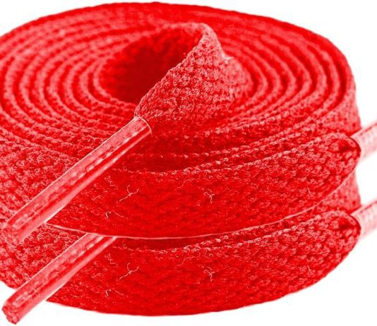 2 pair flat athletic shoe laces for sneakers sport shoes wide shoe strings for boots thick replacement laces 2
