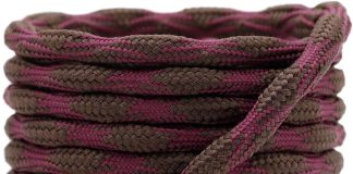 delele 2 pair round wave shape non slip heavy duty and durable outdoor climbing shoelaces hiking shoe laces shoestrings 2