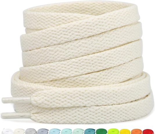 stepace 2 pairs flat shoe laces for sneakers 30 72 length 26 color shoelaces