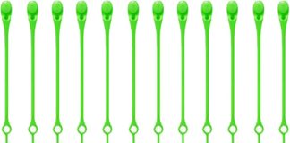 12 pcs lazy tying free elastic shoelaces for adults and kids sneakers green