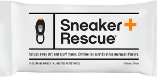 sneakerrescue all natural cleaning wipes remove surface stains from any type of running shoe re sealable pack of 15 wipe