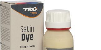 trg the one satin dye for shoes bags and accessories 136 ivory