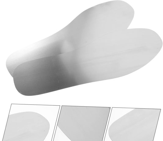 1 pair stainless steel insole shoe insert basketball shoe insoles mens shoe insoles metal shoe insoles boot inserts inso 2