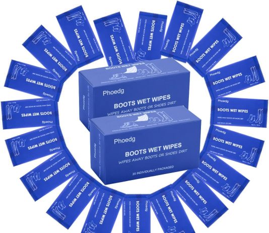 boots and shoe clearner wipes 40 individually packaged shoe wipes for snearker and boots which can wipes away dirt