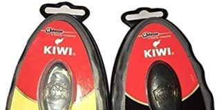 kiwi express shoe shine sponge black and neutral 02 fl oz black neutral 1 each