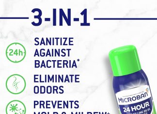microban disinfectant spray 24 hour sanitizing and antibacterial spray sanitizing spray fresh scent 2 count 15oz each 1