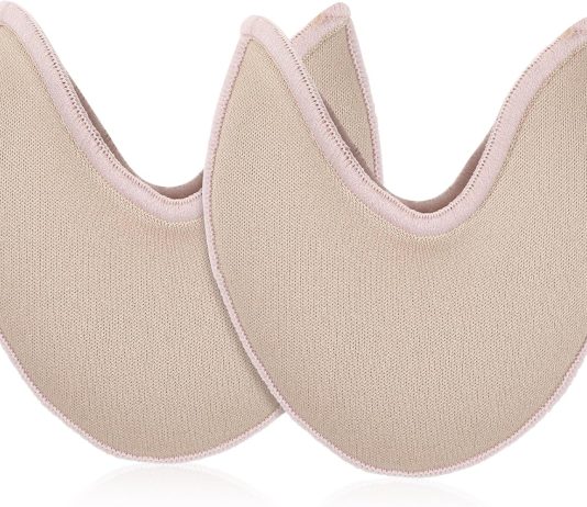 rosenice 1 pair foot care toe dance insoles 95x10x015cm beige
