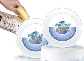 ricoo 2023 new multi functional cleaning and stain removal cream multipurpose cleaning creamwhite shoe cleaning cream wi