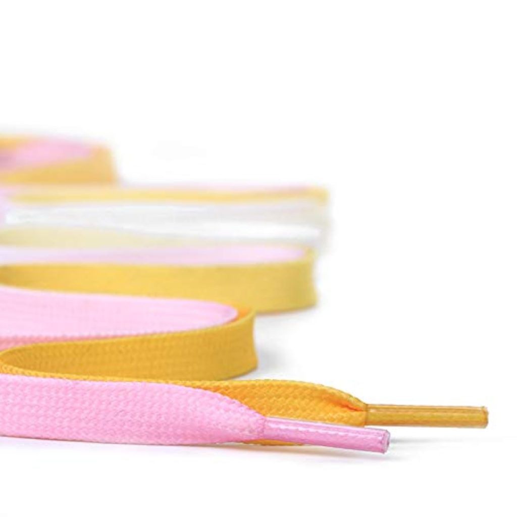 47 Colorful Printed Shoelaces Wide Flat Shoe Laces for Sneakers Casual Shoes Fashion Accessories