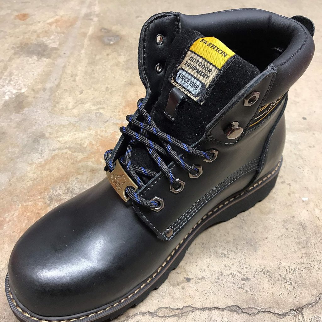 BQ 3 Pairs Heavy Duty Round Boot Laces Shoelaces for Hiking Walking Construction Safety Work Boots Shoes