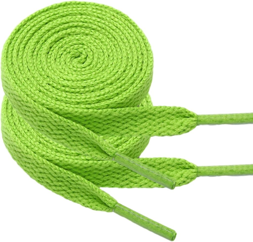 DITSONEO Flat Shoe Laces For Sneakers Athletic Running Jogging Shoelaces Boot Strings 2 Pairs, Multi Lengths and Colors