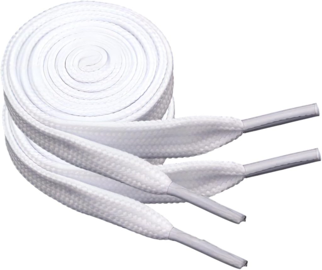 DITSONEO Flat Shoe Laces For Sneakers Athletic Running Jogging Shoelaces Boot Strings 2 Pairs, Multi Lengths and Colors