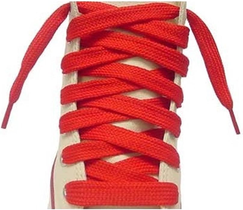 Flat Athletic Shoe Laces, 1 Pair Pack, Multipule sizes And Colors For All Sneaker Types