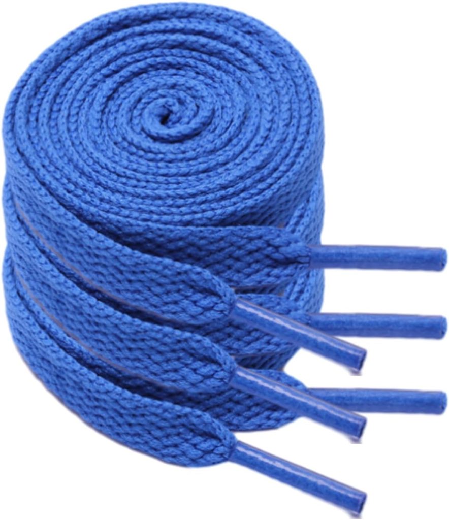 3 Pairs Flat Shoelaces for Sneakers Multi Colors of Shoe Laces for Adults and Kids Solid Colorful shoestrings