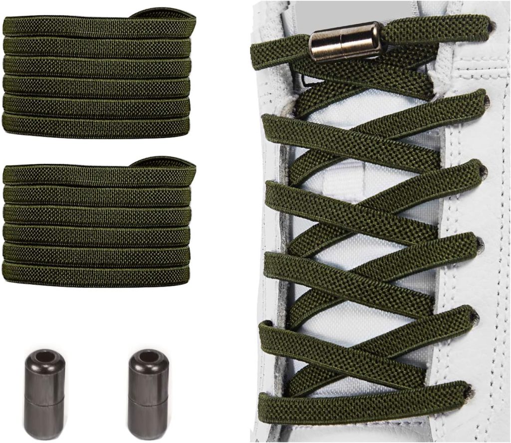 No Tie Shoelaces, Elastic Shoelaces for Adults/Kids，Elastic No Tie Shoe Laces