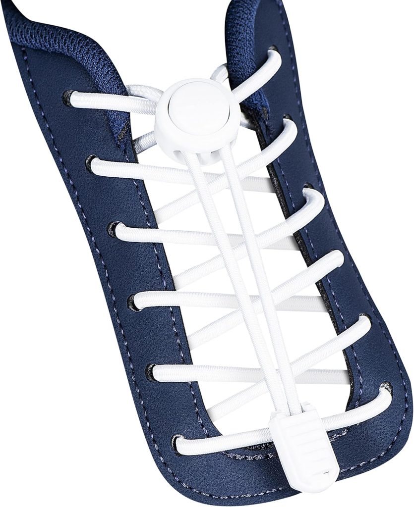No Tie Shoelaces - Tieless Elastic Shoe Laces - Strong Lock Shoelaces for Sneakers - One Size Fits All for Adults and Kids