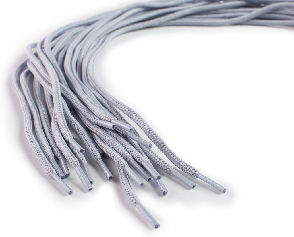 Round Athletic Shoelaces 2 Pair Pack - Made in USA