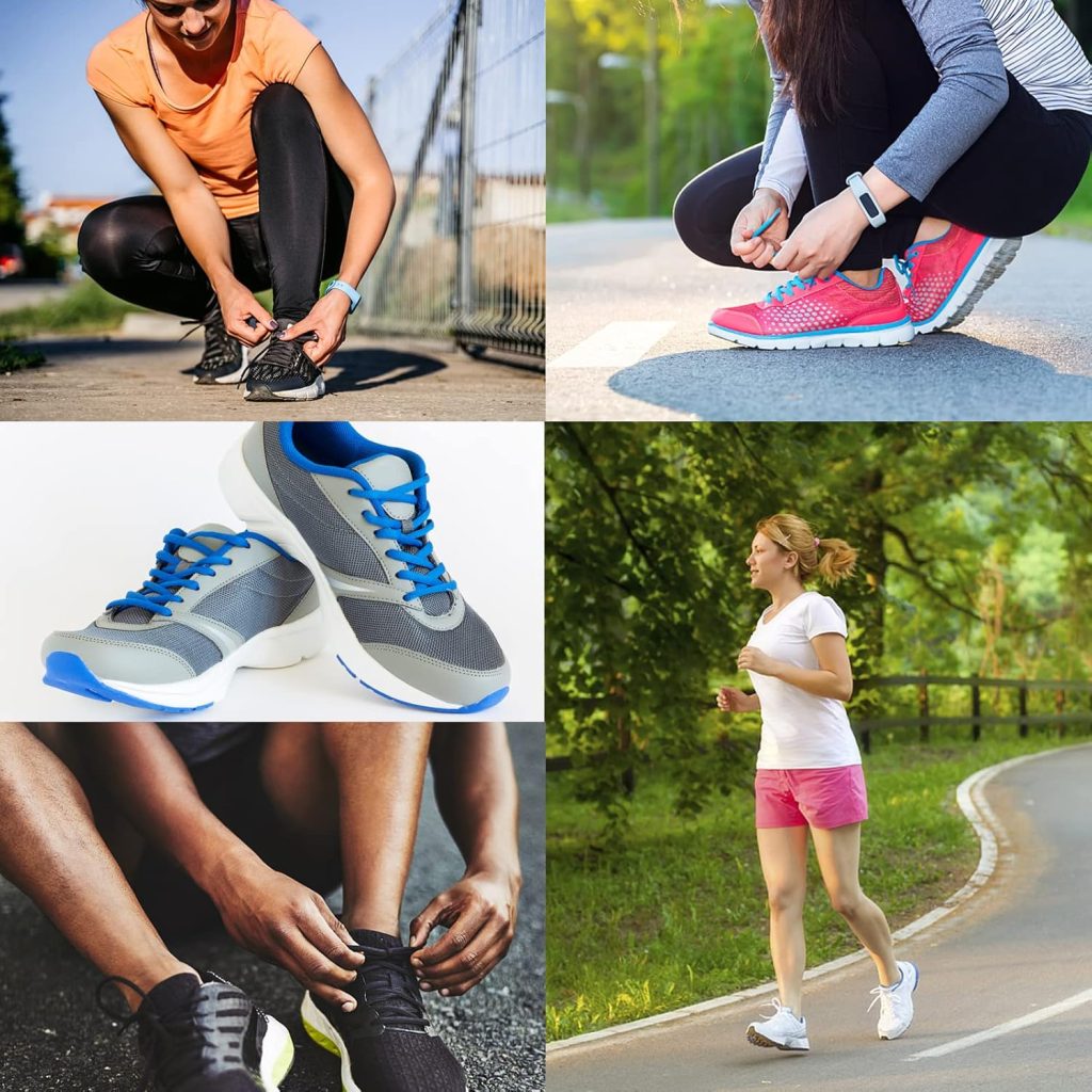 2 Pairs Oval Athletic Shoelaces 30 Colors 1/4 Half Round Shoe Laces for Sneakers