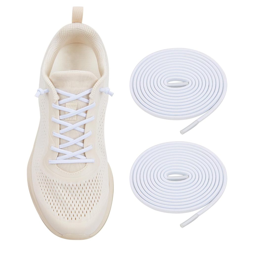 No Tie Shoelaces，Elastic Shoe Laces - One Size Fits All Adult and Kids Shoes