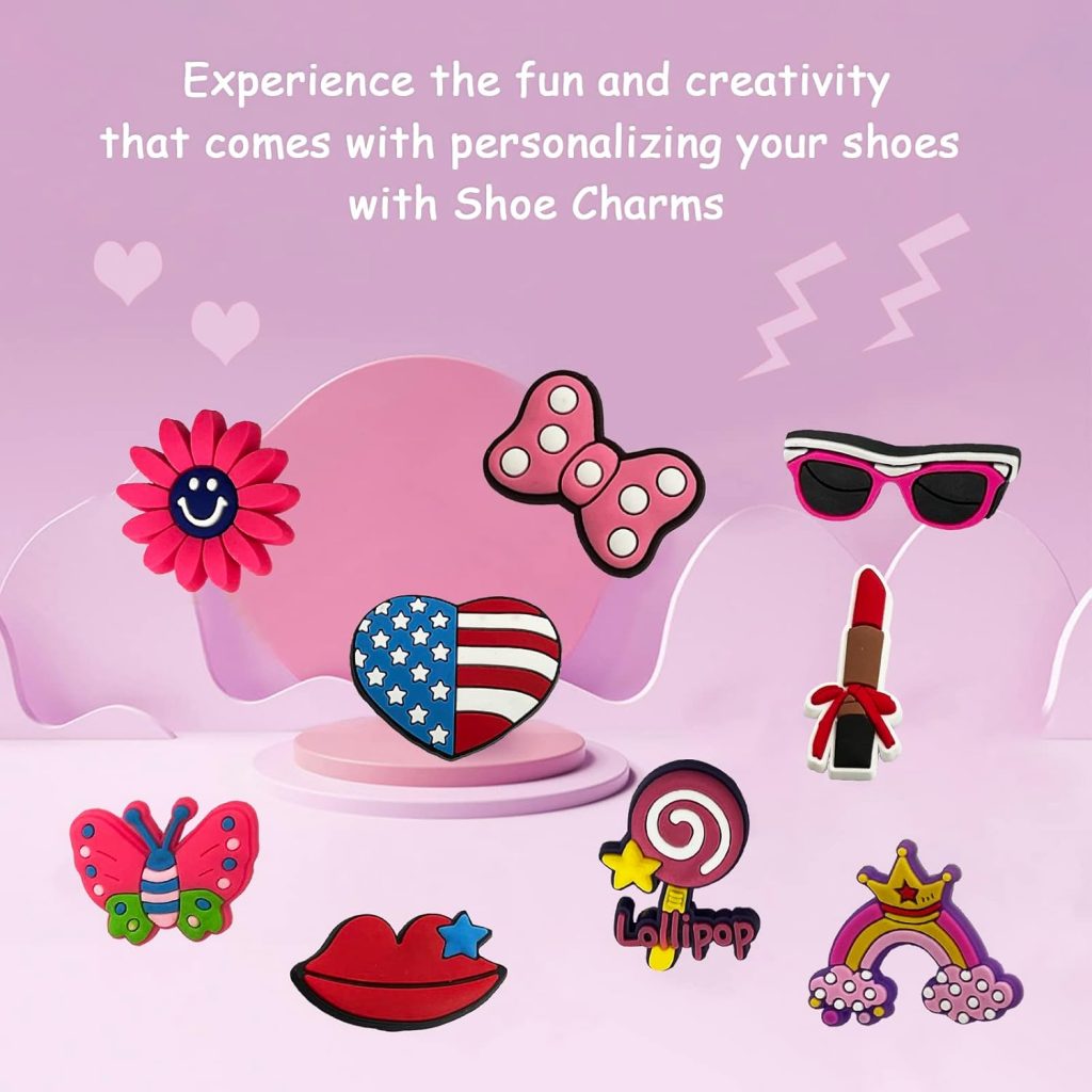 Shoe Charms for Women Boys Girls Kids Teens 30 Pcs Shoe Ornaments for Bubble Slides Funny Cartoon Cute Shoe Decoration Pins Accessories for Adults Men Birthday Gifts