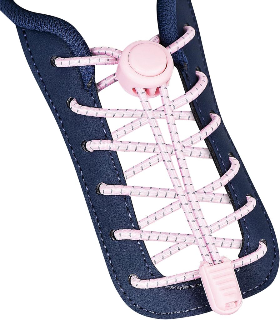 No Tie Shoelaces - Tieless Elastic Shoe Laces - Strong Lock Shoelaces for Sneakers - One Size Fits All for Adults and Kids No Tie Shoelaces - Tieless Elastic Shoe Laces - Strong Lock Shoelaces for Sneakers - One Size Fits All for Adults and Kids