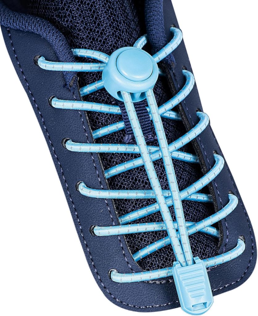 No Tie Shoelaces - Tieless Elastic Shoe Laces - Strong Lock Shoelaces for Sneakers - One Size Fits All for Adults and Kids No Tie Shoelaces - Tieless Elastic Shoe Laces - Strong Lock Shoelaces for Sneakers - One Size Fits All for Adults and Kids