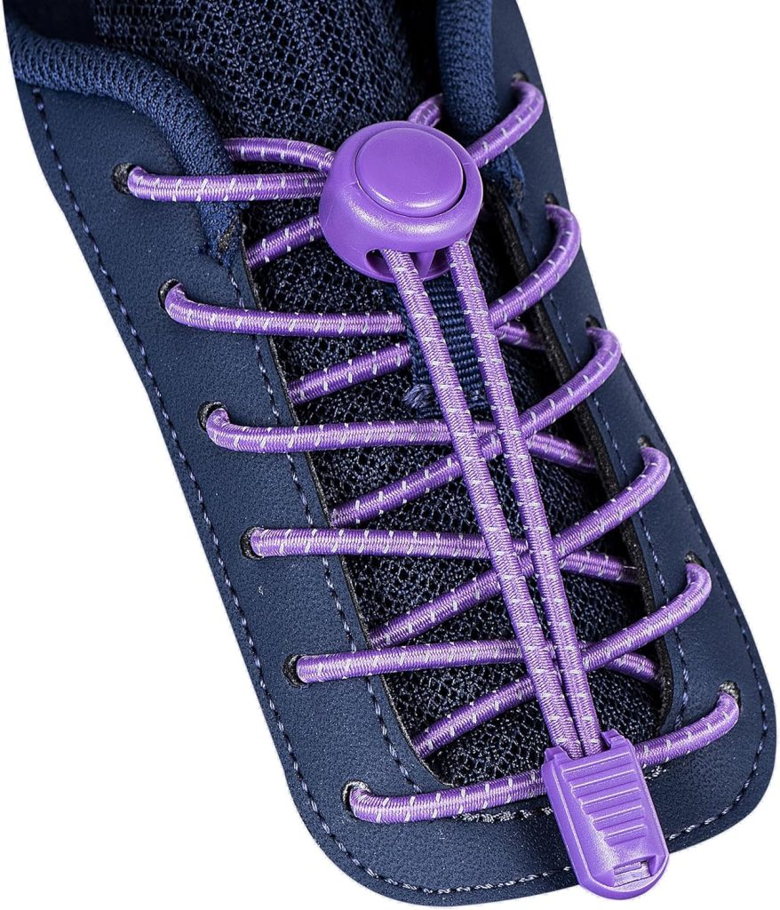 No Tie Shoelaces - Tieless Elastic Shoe Laces - Strong Lock Shoelaces for Sneakers - One Size Fits All for Adults and Kids No Tie Shoelaces - Tieless Elastic Shoe Laces - Strong Lock Shoelaces for Sneakers - One Size Fits All for Adults and Kids