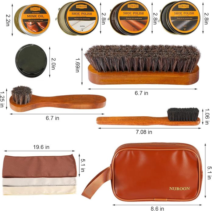 13pcs-shoe-polish-kit-for-men-women-3-horsehair-brushes-black-brown-neutral-mink-oil-for-boots-shine-care-kit-1